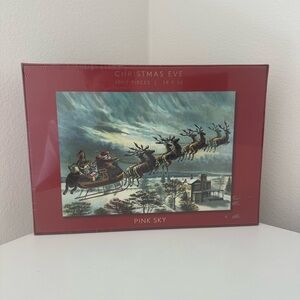 *BRAND-NEW* Victorian Santa Sleigh; Reindeer Puzzle Christmas Eve 1000 pieces